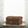 thumbnail image 3 of Superior Hymnia Egyptian Cotton Bath Towel Set, Chocolate, 3 of 8