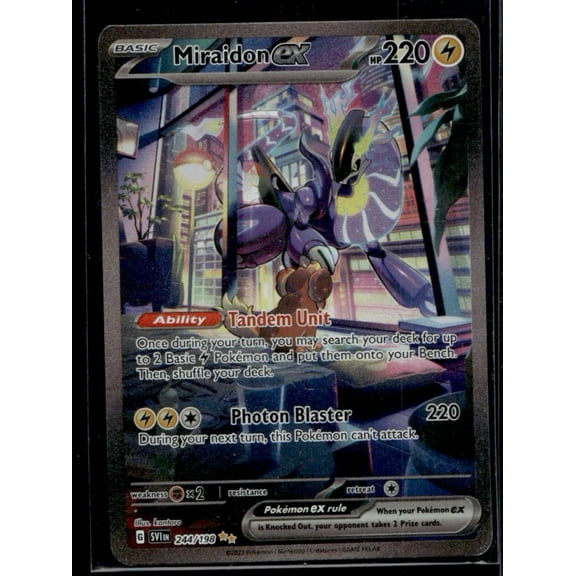 2023 Pokémon Scarlet & Violet Special Illustration Rare Miraidon #244/198 EX