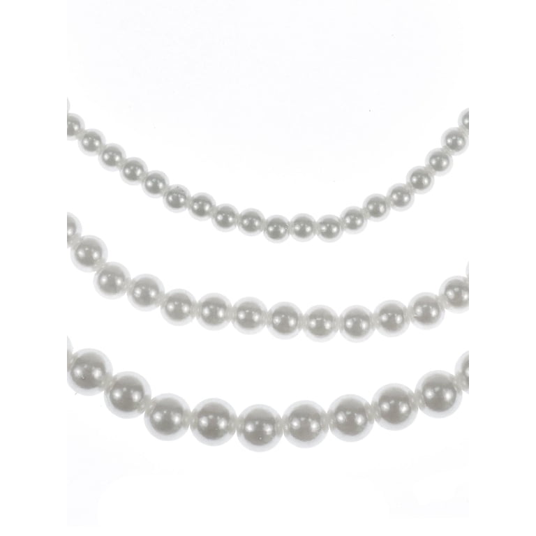 Time and Tru Pearlescent Bead Stretch Necklace Set, 3-Piece photo 2