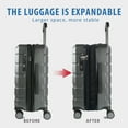 thumbnail image 3 of KROSER 20 Inch Hardside Expandable Spinner Carry On Suitcase, Steel Grey, 3 of 6