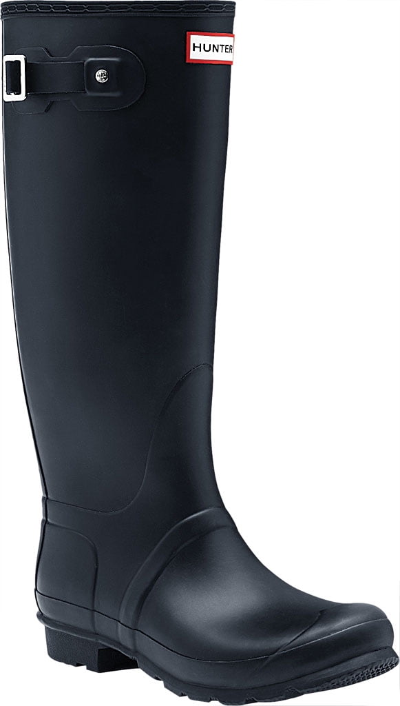 Women's Hunter Original Tall Wide Fit Rain Boot Navy 8 M