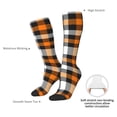 thumbnail image 4 of Balery Orange Plaid Calcetines novedosos Calcetines deportivos Calcetines hasta la rodilla Calcetines de algodón Calcetines originales y geniales, 4 of 6
