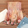 thumbnail image 5 of Women's Summer Tube Tops Casual Strapless Tops Loose Sleeveless Going Out Bandeau Tank Shirts, 5 of 5