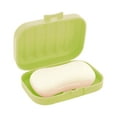 thumbnail image 5 of Unique Bargains 1 Pc Seal Large Soap Holder with Cover Green Soap Holder for Bathroom 4.41"x3.07"x1.5", 5 of 6