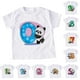 thumbnail image 2 of Gibobby Blusas De Moda Niños pequeños, niñas, verano, manga corta, Panda, estampados de dibujos animados, camisetas, Tops, prendas de vestir, lindo(Rosa, 12-18 Meses), 2 of 4