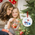 thumbnail image 4 of SLYNSHome Christmas Ornament 2024 New,Christmas Tree Personalized Ornament,Happy Family Hanging Decoration Christmas Creative Family Pendant First Christmas in New Home Ornament Sign (Family of 6), 4 of 5