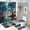 Ship-9, variant on Fantasy Ship Print Shower Curtain Set 4-Set Magical Moonlight Night Scene Bathroom Decor Set Includes U-Mat ,Toilet Cover Mat ,Floor Mat ,Shower Curtain with 12 Hooks,72inx72in