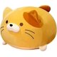 thumbnail image 1 of Almohada de gato muy suave de peluche. Ideal para camas y sofás. El mejor regalo para niñas y niños (naranja, L)., 1 of 5