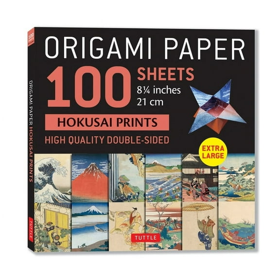 Origami Paper 100 Sheets Hokusai Prints 8 1/4 (21 CM): Extra Large Double-Sided Origami Sheets Printed with 12 Different Prints (Instructions for 5 Projects Included) (Other)