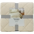 thumbnail image 6 of Better Homes & Gardens Diamond Gauze Quilt, Beige, King, 6 of 7