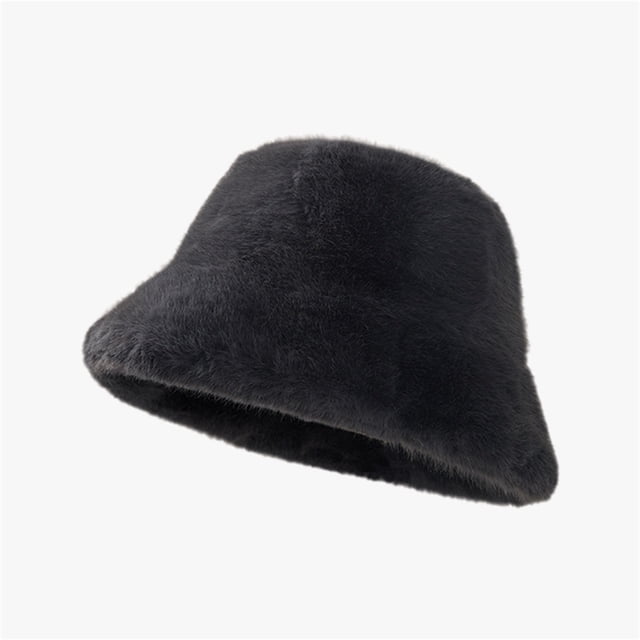 TINZ Fisherman Hat For Autumn Winter Adjustable Warm Solid Color Bucket Hat For Outdoor Activities Mens Outdoor Trapper Hat Trooper Trapper Winter Hat Mens