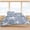 Dusty Blue, White, Indigo, variant on Gery Starfish Coastal Duvet Cover Set 3 Pieces with Zipper Closure, Summer Beach Nautical Sea Ocean Bedding Sets 1 Duvet Cover & 2 Pillow Cases, Breathable Comforter Cover Set Duvet Cover Twin