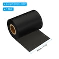thumbnail image 2 of Unique Bargains 3.15'x984' (80mmx300m) Wax Thermal Transfer Ribbon, 1 Roll 1' Core Ink Out Barcode Printer Ribbon, Black, 2 of 6