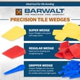 thumbnail image 4 of BARWALT Carreaux de Précision, 75 Quantité, Super Wedge, BWT12380, 4 of 4