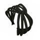 thumbnail image 5 of Qarigey Diademas con nudo de Color sólido para mujer, diadema sencilla, diadema para niña, lazo giratorio, nudo, tela para atar, lazo para el pelo, Accesorio para el cabello negro Qarigey AP1169-02, 5 of 6