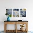 thumbnail image 2 of Canvas Wall Art for Living Room Gray Blue Abstract pictures Print Paintings Framed Bathroom Bedroom Wall Decor Vintage Home Abstract Wall Decorations Artwork Size 12x16x3 inch Ready to Hang, 2 of 6
