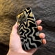 thumbnail image 4 of Funda de teléfono con textura mate y patrón de rayas para iPhone 16, 15, 14, 13, 12, 11 Pro Max, XS, XR, 7, 8 Plus, SE 2022, carcasa trasera a prueba de golpes, 4 of 5