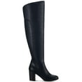 thumbnail image 2 of Sun + Stone Womens Harloww Faux Suede Tall Over-The-Knee Boots, 2 of 3