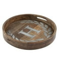 thumbnail image 7 of Gerson Heritage Collection Mango Wood Round Tray With Letter "N", 7 of 7