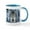 White/Blue Inside, variant on CafePress - Wolf Mug - 11 oz Ceramic Mug - Novelty Coffee Tea Cup