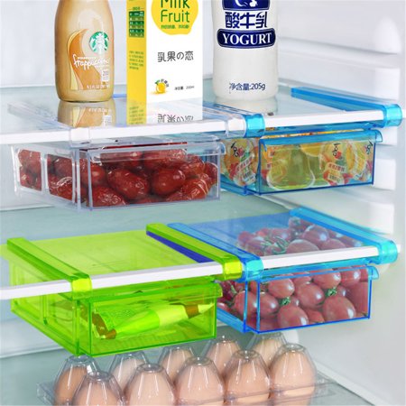 Marvel Refrigerator Drawers - Meigar Slide Kitchen Fridge Freezer Space Saver Organizer Drawer Holder Storage Box