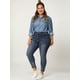 thumbnail image 4 of Camisa de Cambray Agnes Orinda CamiVaqueManLarBolsillo En El Pecho Azul Claro XXL, 4 of 6