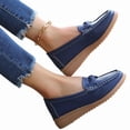 thumbnail image 2 of Loafers for Women Comfort Flats Shoes Casual Slip On Lightweight Moccasins Penny Loafers Bussiness Work Shoe Ladies Dress Shoes 41, 2 of 7