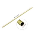 thumbnail image 3 of Uxcell 5.5mm OD 0.25mm Wall Thickness 300mm Length Brass Tube 3 Pack, 3 of 6