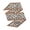 Khaki Border, variant on Long Shawl Scarves for Women Leopard Pattern Wrap Scarf 15*150CM Silk Satin Headscarf Thin Headbands