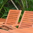 thumbnail image 4 of Amazonia Nelly 11-Piece Solid Wood 100% FSC Extendable Patio Dining Set, Seating Capacity: 10, 4 of 9