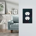 thumbnail image 5 of KLL Boho Pattern Electrical Outlet Covers, 3" x 5" 1 Pack Electric Receptacle Plug Covers for Decorator Receptacle Outlet & Switch-Style S, 5 of 6