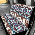 thumbnail image 2 of Yuyamidu Brown Cow Print Car Seat Cover for Back Seat Aztec Auto Back Seat Covers Full Set of 2 Universal Fit Cars, Trucks, SUV, Van, Sedans Accessories, 2 of 4