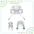 thumbnail image 6 of Dream On Me Karley Plus Portable Quick Fold Bassinet with Removable Canopy in Cool Grey, 6 of 16