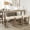 brown, variant on 59" Counter Height Bar Table Set with Power Outlet, Industrial Breakfast Table with 3 Padded Stools, 4 Piece Bar Table and Chairs Set for Living Room, Dining Room, Light Oak