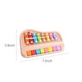 Qocolhg 2 in 1 Baby Piano Xylophone Toys for Toddlers 13 Years Old, 8