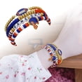thumbnail image 1 of Fashionable Sports Bracelet - Soft Clay Letter Bead Design for Rugby Enthusiasts, 1 of 5