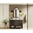 thumbnail image 4 of Elegant Kitchen and Bath 48 inch Single Bathroom Vanity in Mocha Brown with backsplash, 4 of 10