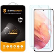 (2 Pack) Designed for S21 5G Tempered Glass Screen Protector, Anti Scratch, Bubble Free