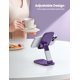 thumbnail image 2 of Soporte de teléfono Lamicall morado para escritorio compatible con iPhone, 2 of 7