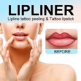 thumbnail image 2 of Delineador de labios Stay In Peel Off Delineador de labios Tattoo Lip Peel Off Maquillaje de larga duración Borgoña, 2 of 5