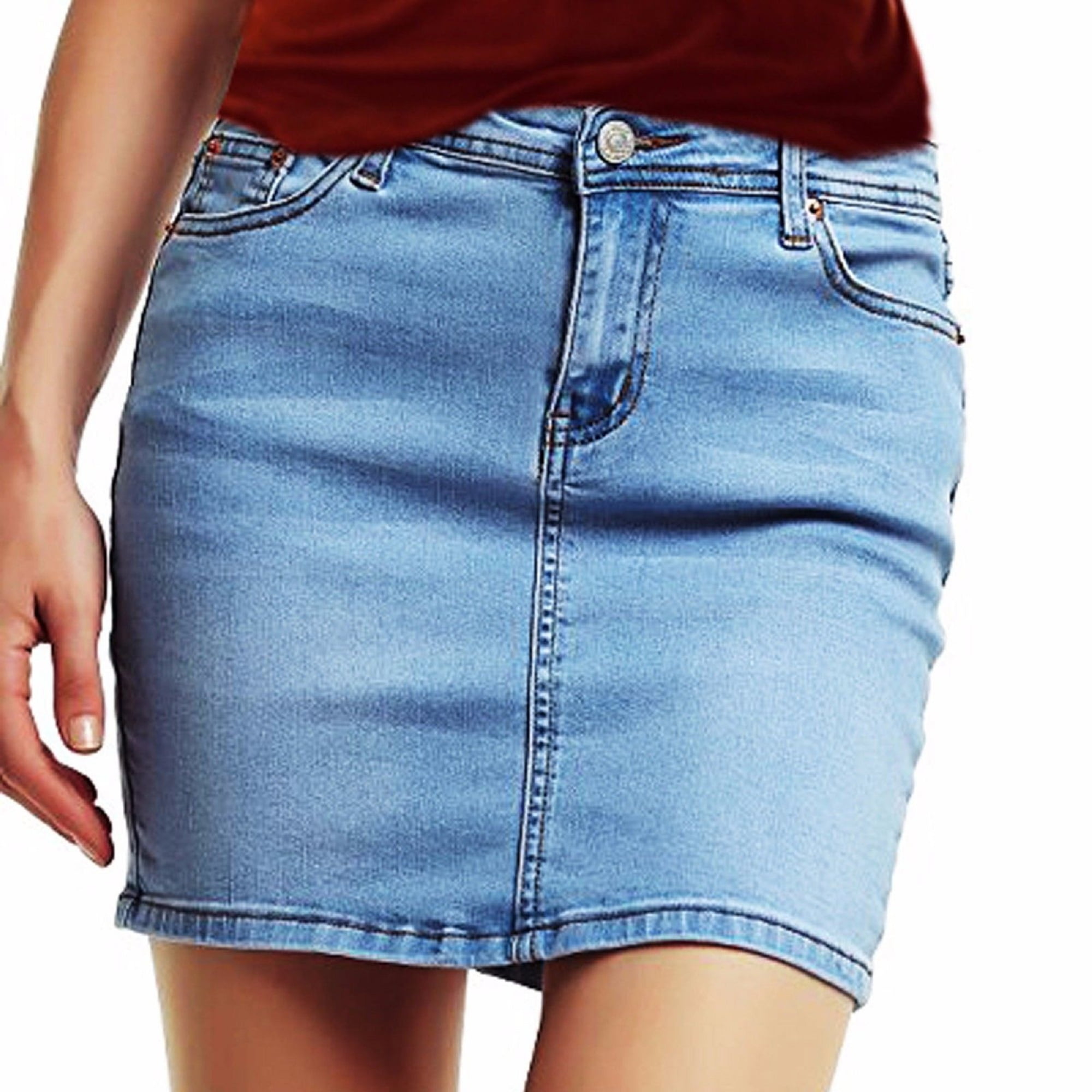 Adjustable Denim Short Skirt for Women