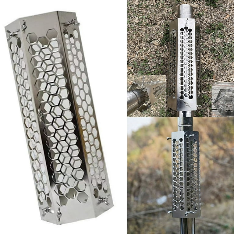 Camping Hot Tent Wood Stove Chimney Anti-Scalding Net Fireproof Pipe Socket