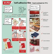 d-c-fix Decorative Peel & Stick Film, Brown Granite, 26 x 78 Roll, 2-Pack