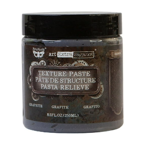 PRIMA MARKETING INC Art Extravagance- Texture Paste - Graphite 8.45oz (250ml) UPC 655350961497