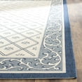 thumbnail image 5 of Safavieh Courtyard Brion Oriental Indoor/Outdoor Area Rug, Beige/Navy, 5'3" x 7'7", 5 of 9