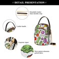 thumbnail image 4 of FORMRS Crossbody Bag for Women Quilted Travel Shoulder Cell Phone Purse with Chain Strap Handbag, Vegetables Pattern, 4 of 7