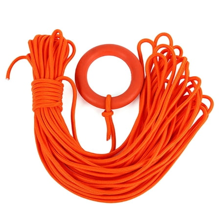 

AOTU Outdoor Water Lifesaving Rope Professional Throwing Rope Rescue Lifeguard Rescue Lifeline with Hand Ring for Swimming Boating Fishing