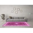 thumbnail image 3 of Ahgly Company Indoor Rectangle Abstract Pink Modern Area Rugs, 8' x 10', 3 of 4