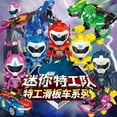 thumbnail image 4 of Mini Force Agent Scooter Transformation Super Dinosaur Power Toys Figuras de acción MiniForce X Deformation Mecha Robot Regalos para niños, 4 of 5