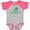 Heather and Hot Pink, variant on Inktastic Vero Beach Florida Vacation Boys or Girls Baby Bodysuit